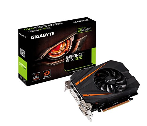 Gigabyte GeForce GTX 1070 Mini ITX OC 8GB GDDR5 Graphics Cards GV-N1070IXOC-8GD