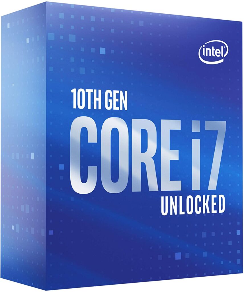 Intel Core i7-10700K Desktop Processor 8 Cores up to 5.1 GHz Unlocked LGA1200 (Intel 400 Series Chipset) 125W (BX8070110700K)