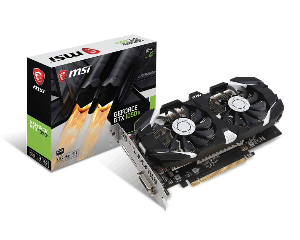 MSI GeForce GTX 1050 Ti 4GT OCV1 4GB Graphics Card