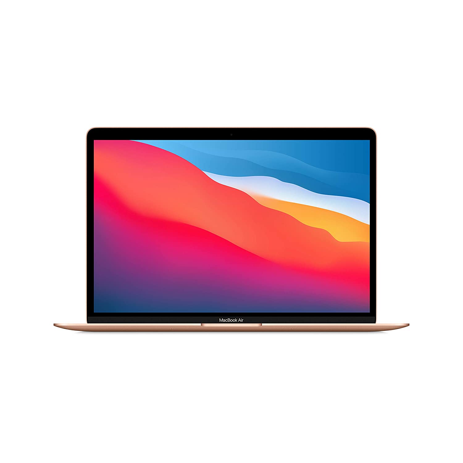 New Apple MacBook Air with Apple M1 Chip (13-inch, 8GB RAM, 256GB SSD) - Gold (Latest Model)