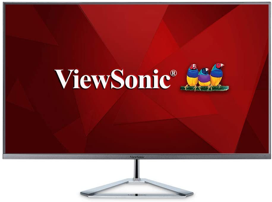 ViewSonic VX3276-MHD 32 Inch 1080p Frameless Widescreen IPS Monitor with Screen Split Capability HDMI and DisplayPort